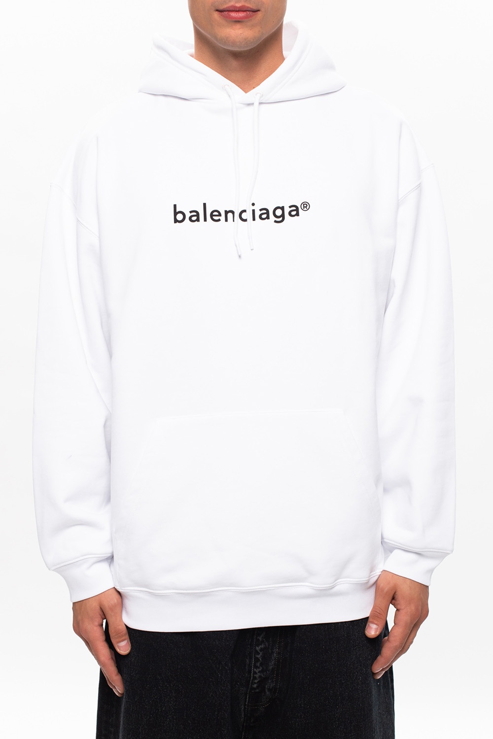 Balenciaga logo hoodie online